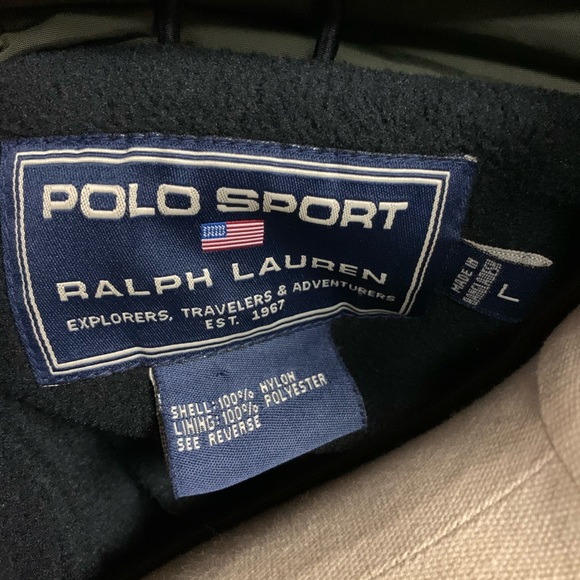 Vintage Polo Sport satin jacket L - Picture 3 of 5